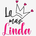 Logotipo del comercio La más linda