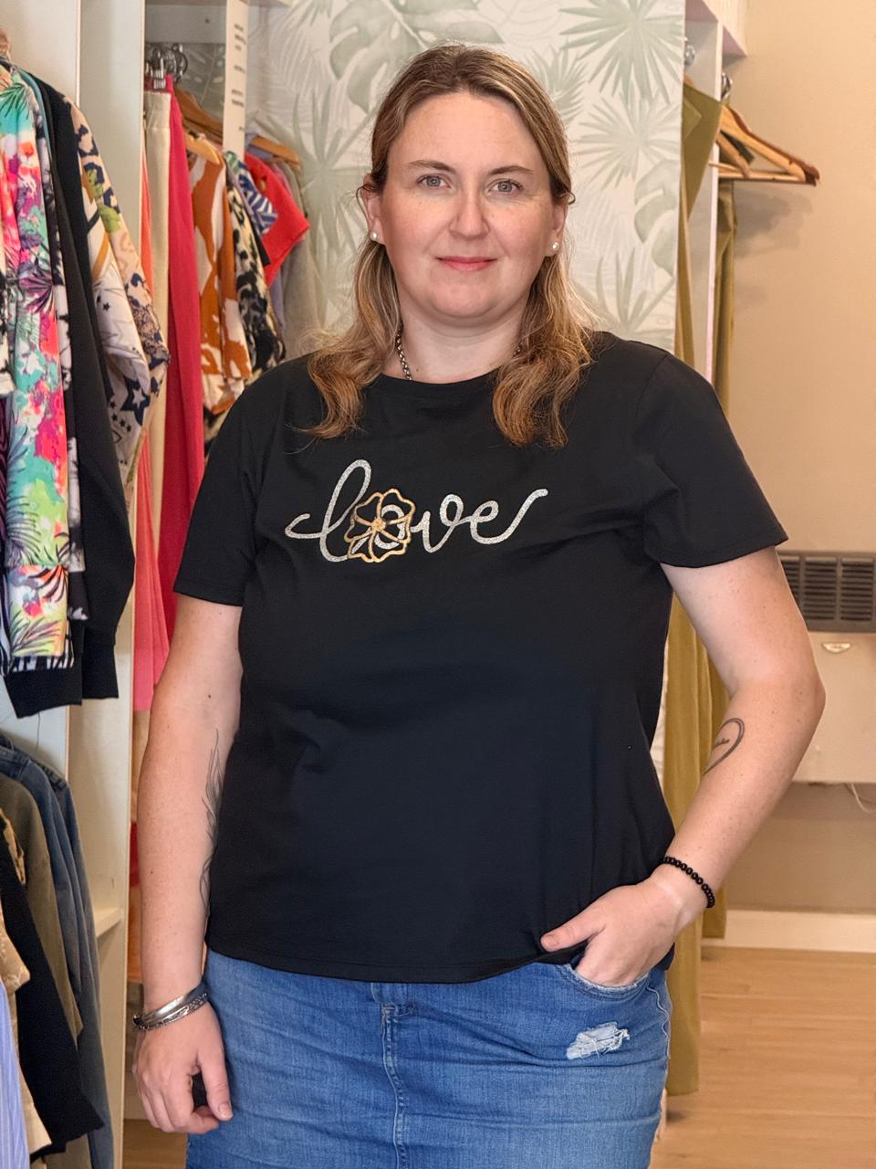 remera algodon love